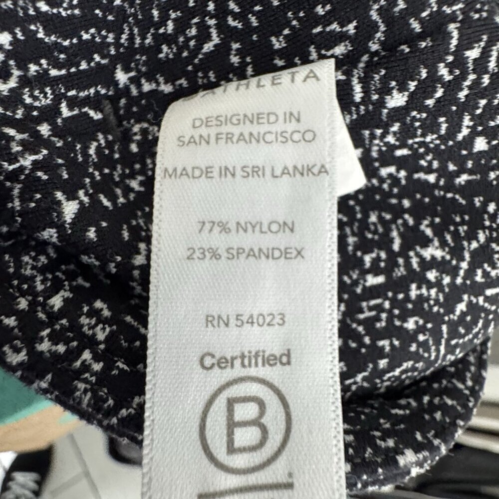 ATHLETA Lightening Static black 7/8 Tights leggings pockets womens Size Medium - Picture 8 of 10